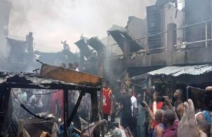 Fire guts Ladipo market, destroys goods worth millions of Naira Ladipo market