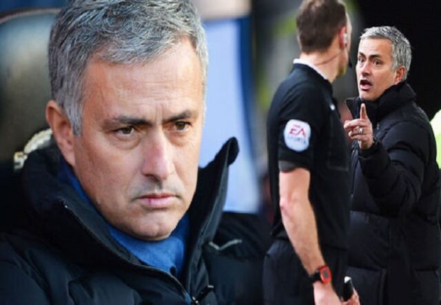 Mourinho suspended for insulting referee Mourinho