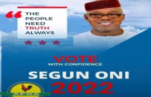 Ekiti 2022: Segun Oni dumps PDP, joins APGA Segun Oni
