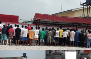 EFCC nabs 42 suspected Internet fraudsters, seizes 13 cars in Asaba internet fraudsters