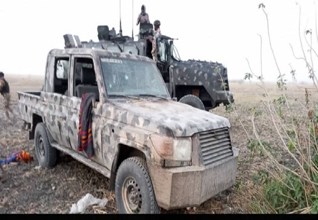 Troops of Nigerian Army Boko Haram terrorists
