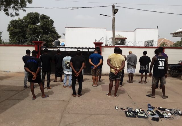EFCC arrests 17 suspected internet fraudsters in Benue Benue