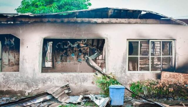 Gunmen raze Nnewi South LG secretariat Nnewi South secretariat