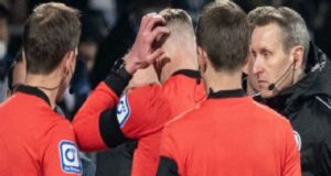 Bundesliga match called off after beer hits assistant referee’s head Bundesliga match called off
