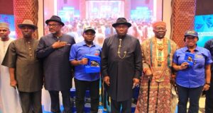 Jonathan, Sylva perform groundbreaking of lubricant plant in Bayelsa Jonathan
