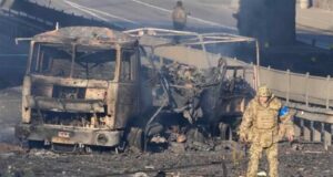 Rockets kill 70 Ukrainian soldiers as huge Russian military convoy approaches Kyiv Missile, UNICEF, Ukraine, Russian journalist,!Military base, Kyiv, 498 Russian soldiers, Ukrainian