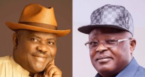 Umahi knocks Wike: He’s an illiterate packing Rivers’ money