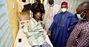 PHOTOS: Train attack: El-Rufai visits injured victims