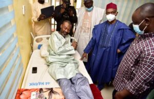PHOTOS: Train attack: El-Rufai visits injured victims