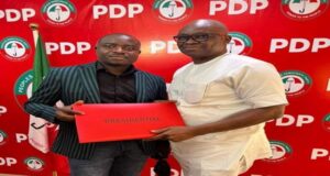 2023: Fayose picks PDP presidential nomination form PDP presidential nomination