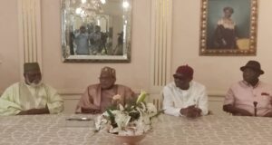 PDP govs meet Babangida, Abdulsalami in Minna Babangida