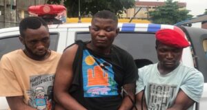 Police arrest 3 traffic robbers, recover pistol Traffic robbers