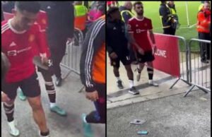 Ten Hag: Ronaldo won’t accept FA charge for smashing Everton supporter’s phone Ten Hag, Ronaldo, Everton
