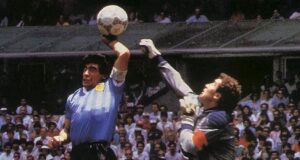 Maradona’s “Hand of God” shirt to fetch N2.25bn at auction