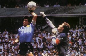 Maradona’s “Hand of God” shirt to fetch N2.25bn at auction