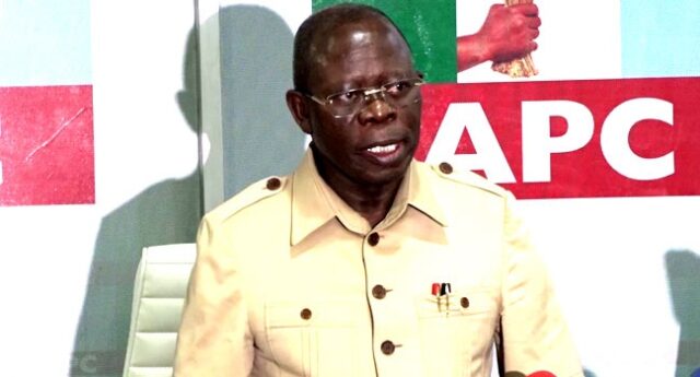 Oshiomhole joins presidential race, vows to fix economy, education Oshiomhole
