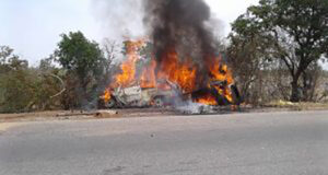 4 children, 16 adults burnt to death in auto crash