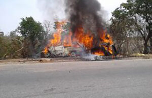 4 children, 16 adults burnt to death in auto crash