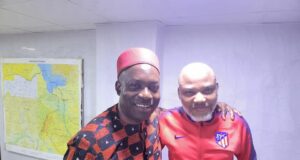 PHOTOS: Soludo visits detained IPOB leader, Kanu Soludo, Kanu