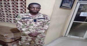 Police nab fake soldier in Lagos Fake soldier