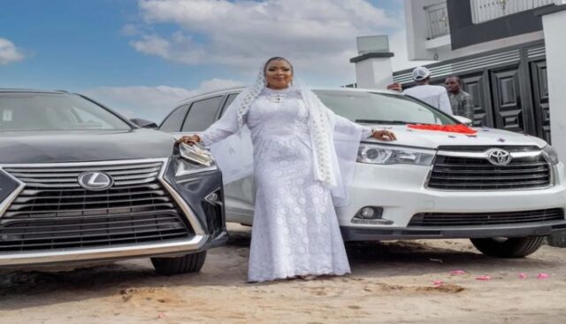 PHOTOS: Actress Laide Bakare buys two new cars Actress Laide Bakare