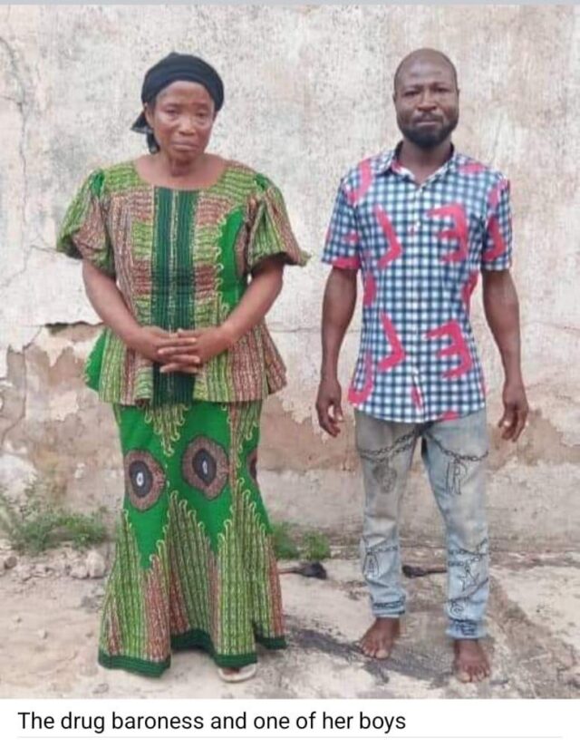 PHOTOS: Drug baroness arrested in Warri, NDLEA seals mansion Drug