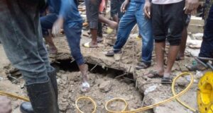 Lagos building collapse: 5 rescued as death toll hits 4 Rescued, Lagos building