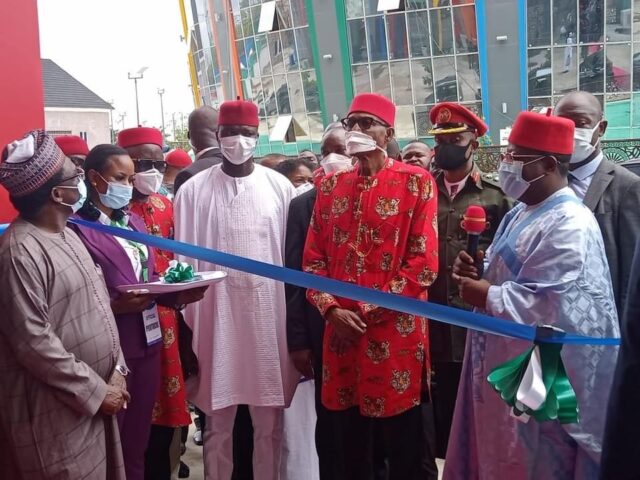 Buhari arrives Ebonyi, inaugurates projects, to meet South-East leaders Ebonyi