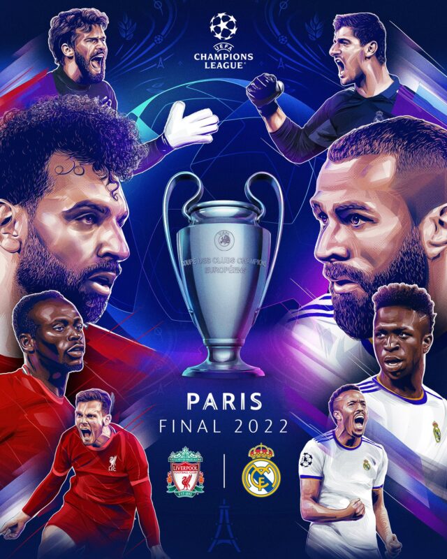 80,000 fans in Paris as Liverpool, Real Madrid face off for UCL final rematch Paris