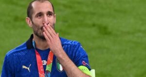 Italy legend Chiellini retires from international football Wednesday Chiellini