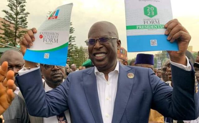 Petroleum Minister, Sylva, picks APC presidential forms Sylva