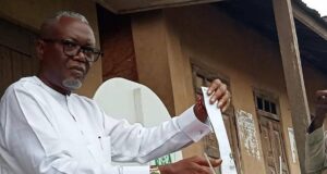 #Ekitidecides: Kolawole votes, lauds INEC