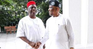 Wike meets Orubebe, PDP senators behind closed doors Orubebe, Wike