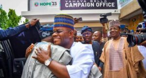 Yahaya Bello donates campaign office to Tinubu Campaign office