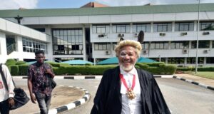 Drama as lawyer in traditional attire attends S’Court’s proceedings Proceedings
