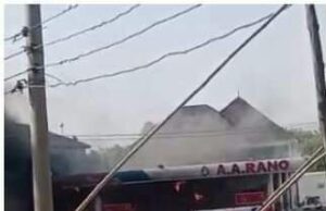 Fire guts Rano filling station in Kano Rano filling station