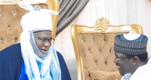 Lamido visits Emir of Kazaure, promises peaceful campaign in Jigawa