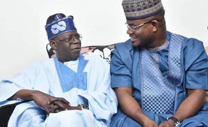 Tinubu and Yahaya Bello Yahaya Bello, Tinubu