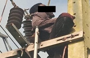 Man electrocuted in Lagos Transformer cables, Electrocuted in Lagos, Billboard