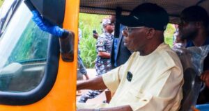 PHOTOS: Obasanjo rides “Keke Marwa” to celebrate 85th birthday Obasanjo