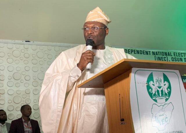INEC chair: 1.4m electorate’ve obtained PVCs for Osun guber election INEC, PVCs, Election