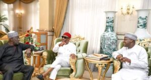 2023: Babachir Lawal, Dogara visit Wike in Port Harcourt Babachir Lawal