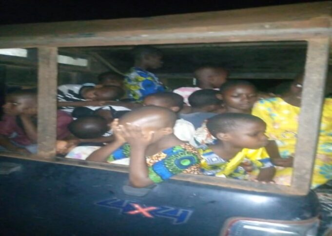 Kidnapped children 77 worshippers, Children