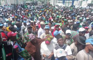 NLC protest: Massive turnout in Kano as union presents demands to Ganduje NLC, Kano
