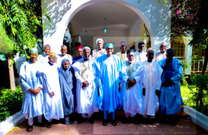 Buhari shares emotional moment with classmates