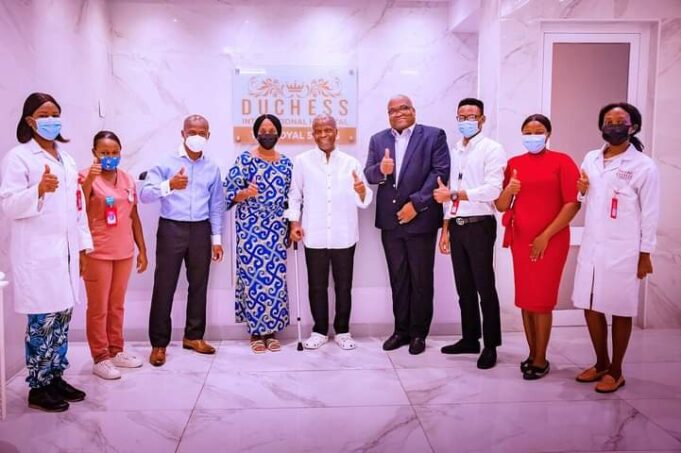 Lagos hospital, Osinbajo