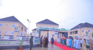 Buhari inaugurates Teachers’ quarters in Maiduguri Teachers' quarters