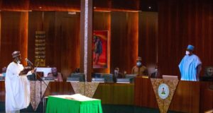Buhari swears in Mohammed Bello as RMAFC chair RMAFC