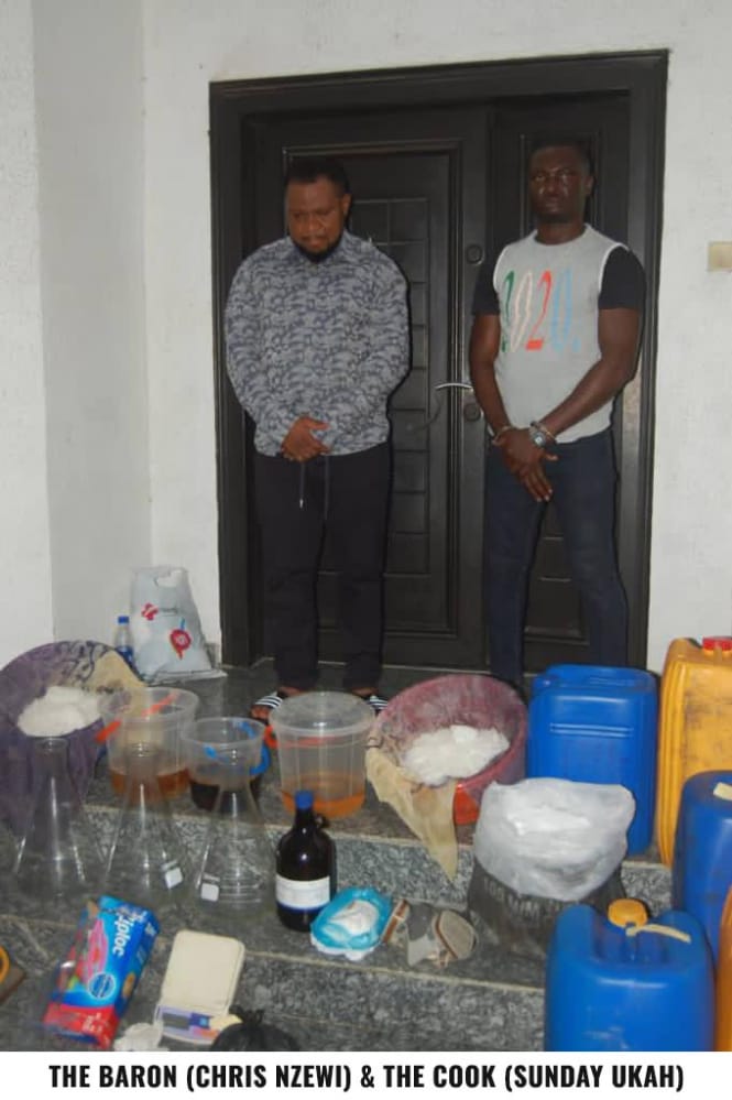Arrested drug barons NDLEA