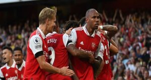 Gabriel’s late strike seals victory for Arsenal against Fulham Fulham